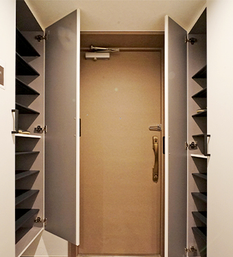 大容量のシューズクローゼット