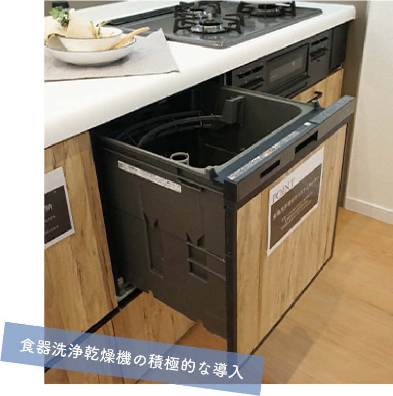 食器洗浄乾燥機の導入